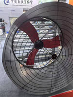 52 & 57 pouces nouveau modèle papillon industriel 3 pièces PA lames cône d'échappement ventilateur d'extraction d'air axial pour volaille ferme refroidissement