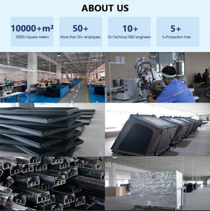 Grande spazio durevole in alluminio campeggio 4x4 tetto tenda impermeabile a guscio duro per auto tenda con interfaccia USB a forma di T - Product Image 6