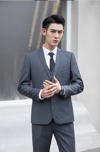 Traje de 3 Piezas para Hombre IStapromo, Talla Asiática, Chaqueta + Pantalones, Estilo Coreano, Profesional, para Boda, Ropa Formal de Negocios - Product Image 4