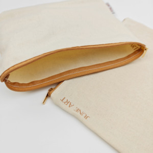 Custom Logo Cotton Canvas Makeup <b>Bag</b> Wholesale Small Private Label Travel <b>Bridesmaid</b> <b>Gift</b> Cosmetic Pouch - Product Image 3