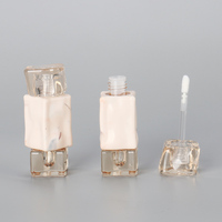 Récipient de brillant à lèvres recyclable personnalisé OMI de 3ml Tubes d'huile à lèvres Tubes de brillant à lèvres vides Étiquetage en plastique Emballage de sérigraphie