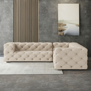 Muebles de salón modernos de lujo, muebles de tela Chesterfield de estilo americano, sala de casa, sofá Seccional de esquina con mechones <span class=keywords><strong>Soho</strong></span> - Product Image 1