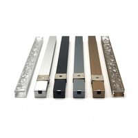 Profils en aluminium linéaires LED YG-G001, profil en forme de U, diffuseur en PC à ondes d'eau, extrusion de profil LED pour l'éclairage des armoires