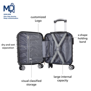 Valises de luxe directement de l'usine, ensemble de 3 pièces, chariot multi-vitesses, poignée souple en TPE, roues pivotantes, portables - Product Image 5