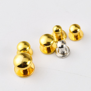 Apparel <b>Rivet</b> Studs Warm Gold Copper Plated Durable Hardware Accessories For Bags Shoes <b>Clothing</b> - Product Image 2