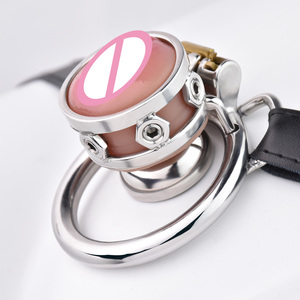 FRRK <span class=keywords><strong>Spiked</strong></span> กรงพรหมจรรย์พร้อมอุปกรณ์พรหมจรรย์ชายที่ถอดออกได้ง่ายต่อฉี่ผู้ใหญ่ผลิตภัณฑ์ของเล่นBDSM Sex Shop - Product Image 3