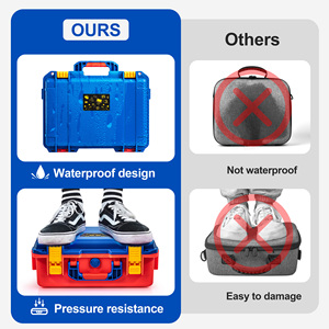 Valise étanche étanche à l'humidité Valise de transport Accessoires Mallette de rangement pour console de jeu Nintendo <span class=keywords><strong>Switch</strong></span> - Product Image 6