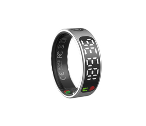 Anello Intelligente Maxtop per Uomo, Monitoraggio Frequenza Cardiaca, Sonno, Calorie, Tracker Multilingue - Product Image 1