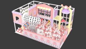 Premium Quality Indoor Play Set with Soft <b>Plastic</b> <b>Blocks</b> and Toy Cars for Kids Play Area - Product Image 3