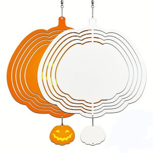 Molinillo de Viento Personalizado DIY Blanco Moderno con Forma de Calabaza de Acero Inoxidable para Sublimación - Product Image 1