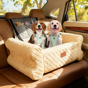 Coussin <span class=keywords><strong>de</strong></span> <span class=keywords><strong>voiture</strong></span> pour <span class=keywords><strong>chien</strong></span> doux et lavable, siège surélevé pliable pour animaux <span class=keywords><strong>de</strong></span> compagnie, pour grands chiens, transporteur <span class=keywords><strong>de</strong></span> voyage avec laisse <span class=keywords><strong>de</strong></span> sécurité pour SUV et <span class=keywords><strong>voiture</strong></span> - Product Image 1
