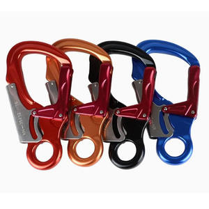 एल्यूमीनियम मिश्र धातु डबल लॉकिंग के लिए ट्रिपल एक्शन स्नैक हुक/चढ़ाई सुरक्षा हुक - Product Image 6