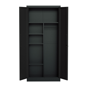 Armoire en acier moderne à 2 portes pour le personnel de bureau, l'école et la salle de sport - Armoire en acier pour chambre à coucher, placard, casier pour le rangement de la chambre - Product Image 4