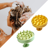 Dropshipping Products 2025 Portable Silicone Scalp Massage Brush Hair Shower Comb avec Professional Order Fulfillment