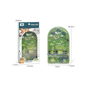Máquina de pinball portátil para niños, juego educativo con bolas de acero de 12cm x 20,5 cm para niños de 3 a 6 años - Product Image 1