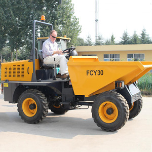 <span class=keywords><strong>Fcy30</strong></span> Neuer Frontlader-Betonkipper 4x4 Rad Mini-Baustellenkipper 3 Tonnen Bergbau-Muldenkipper CE/EPa Vollhydraulisches System Motor 1,5cbm - Product Image 6