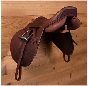 Facile à monter Se replie Non utilisé Convient aux selles de cheval occidental à jupe plus courte Porte-<span class=keywords><strong>selle</strong></span> anglais en bois pliable - Product Image 6