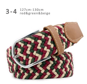 <span class=keywords><strong>Ceinture</strong></span> extensible en tricot décontractée pour femmes grandes tailles, 130 cm de long, réglable, en <span class=keywords><strong>corde</strong></span> <span class=keywords><strong>tressée</strong></span>, pour jeans pour hommes - Product Image 5