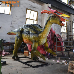 Parasaurolophus ไดโนเสาร์กลเหมือนจริงสำหรับการจำลองสวนสนุก Dino Animatronic รุ่น - Product Image 5