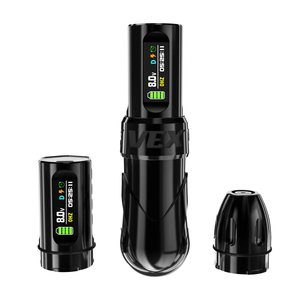 Body Art Electric Digital Rotary Tattoo Machine <span class=keywords><strong>Kit</strong></span> Baterías duales Pluma de tatuaje inalámbrica para agujas de cartucho de tatuaje - Product Image 1