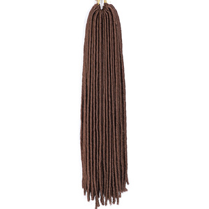 Commercio all'ingrosso Dritto Timori Locs Dei Capelli 20 pollici Faux Locs Crochet Dei Capelli Della Treccia Dread Blocco Estensioni Dei Capelli - Product Image 3