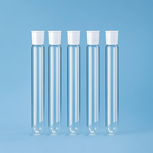 Verrerie de laboratoire 13x100 16x100 16x150 18x180 20x150 20x200 25x200mm <span class=keywords><strong>Tube</strong></span> à essai cylindrique rond en verre - Product Image 1