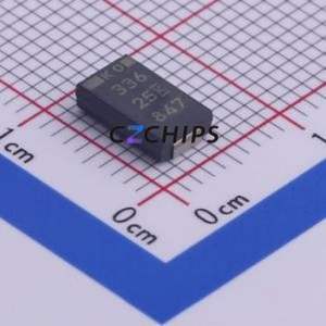 Condensateur au tantale T521V336M025ATE040 CASE-V-7343-19(mm) 33uF 20% 25V 40mOhm@100kHz - Product Image 1