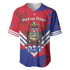 Secondo impero personalizzato della maglia da Baseball 1849 1859 Haiti Anpi una maglia da Baseball personalizzata stile bandiera Ayiti per Sport Casual - Product Image 1