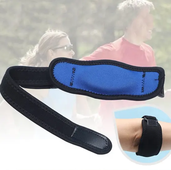 Hot Selling Tennis Elbow Brace Adjustable Tennis Elbow Support Guard Pads Golfer's Strap