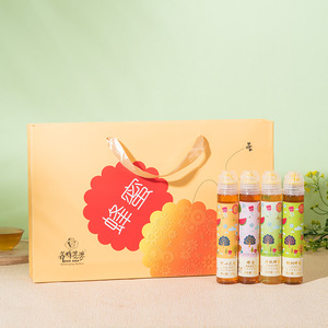 <span class=keywords><strong>Miel</strong></span> de Flores Silvestres <span class=keywords><strong>100</strong></span>% <span class=keywords><strong>Natural</strong></span>, Producto Apícola Crudo, Venta al por Mayor, <span class=keywords><strong>Miel</strong></span> Pura en Caja de Regalo con Botellas Exprimibles - Product Image 2
