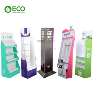 Stand Pameran Kardus Modern Lipat Berkualitas Tinggi dengan Roda untuk Merchandising - Product Image 2