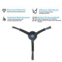 Accessoire de remplacement compatible avec les aspirateurs robots Ecovacs Deebot X5Pro Omni/X5Pro Plus/X2S/MATE X, pièces de brosse latérale