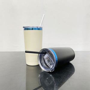 Vaso Térmico para Auto de 20 oz con Tapa Deslizante, Azul Plateado, para Bebidas Frías, Apto para Grabado Láser - Product Image 2