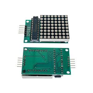 บอร์ดแสดงผลแบบ Dot Matrix 8x8 MAX7219แผงพัฒนาที่มีการควบคุมไมโครคอนโทรลเลอร์ - Product Image 1