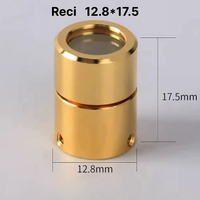 CS Tec RECI U9.1 12.8*17mm 12.8*17.5mm Groupe de lentilles de protection pour connecteur de sortie laser à fibre QBH, Capuchon de protection pour lentille laser