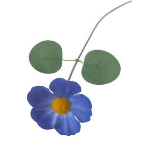 Fleurs artificielles en soie violette Haomei Flower Factory, 10 cm, en tissu plastique, décorations de mariage, arrangements d'intérieur - Product Image 4