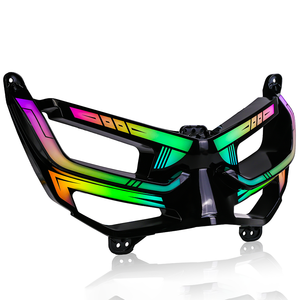 Anello Decorativo LED RGB Controllabile via App per Faro Anteriore, Accessori di Illuminazione per Scooter <span class=keywords><strong>Yamaha</strong></span> <span class=keywords><strong>Nmax</strong></span> <span class=keywords><strong>155</strong></span> V2 2020, Modifica Moto - Product Image 3