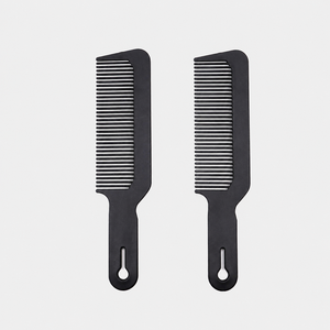<span class=keywords><strong>Peigne</strong></span> de coupe noir antistatique épaissi pour hommes, vente en gros d'usine, pour la coiffure, la mode et les soins de beauté, <span class=keywords><strong>peigne</strong></span> de coupe à sommet plat - Product Image 3