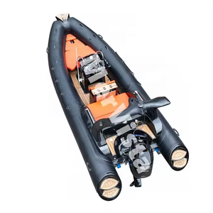 เรือยาง RIB ขนาด 20 ฟุต รุ่น 580 สำหรับงานหนัก หรูหรา ทำจากไฮพาลอน/พีวีซี พร้อมตัวเรือไฟเบอร์กลาส - Product Image 6