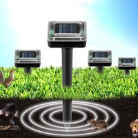 Newish ferme fonction lumières rat souris répulsif solaire led lumières jardin cour été fonction solaire led lumière lampe