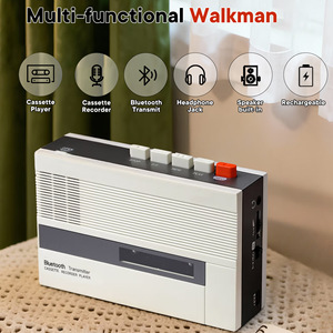 Portable Retro Cassette Walkman, BT, Auto Reverse, Rechargeable Battery, ABS Shell - Product Image 6