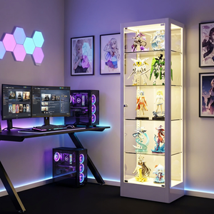 Vitrina de Exhibición con Marco de Acero y Cristal Templado Antivuelco 3C para Figuras de Anime, Venta al Por Mayor - Product Image 1