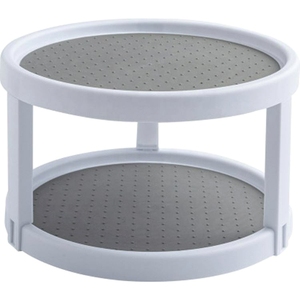 Plastic Non-Skid Pantry Cabinet Lazy <b>Kitchen</b> Organizer 360 Degree Turntable Rotating Spice <b>Rack</b> - Product Image 1