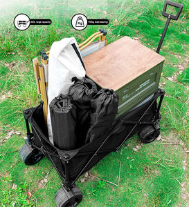 Carretilla Plegable Todoterreno Personalizada, Resistente, Ajustable, para Jardín, Playa, Picnic y Camping - Product Image 3