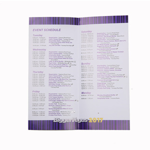 Personnalisé Belle A5 Tri-fold Mat Stratifié Profil D'entreprise Brochure Impression - Product Image 1