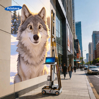 Impresora de Pared y Piso Printava, Máquina Automática de Impresión de Paredes, Impresora de Inyección de Tinta 3D para Decoración de Hoteles y Centros Comerciales