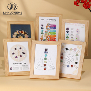 JD GEMS Vente en gros Cadre photo en pierre naturelle pour la guérison, artisanat, protection énergétique spirituelle, idéal pour la décoration intérieure et les cadeaux - Product Image 1