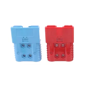 Conector automotivo, conector cinza/vermelho/preto para bateria de forilha, dupla haste conector de energia magnética chenf 40a 50a 120a 175a 350a 2p