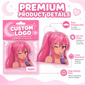 Ambientadores personalizados de fábrica con aroma a coche nuevo, perfume de marca privada, ambientadores para coche al por mayor - Product Image 2