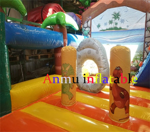 Combo Inflable con Tobogán para Niños, Brincolín Inflable para Exteriores, Castillo Inflable para Alquiler en Fiestas, Trampolín Inflable con Tobogán de <span class=keywords><strong>Dinosaurio</strong></span> - Product Image 4